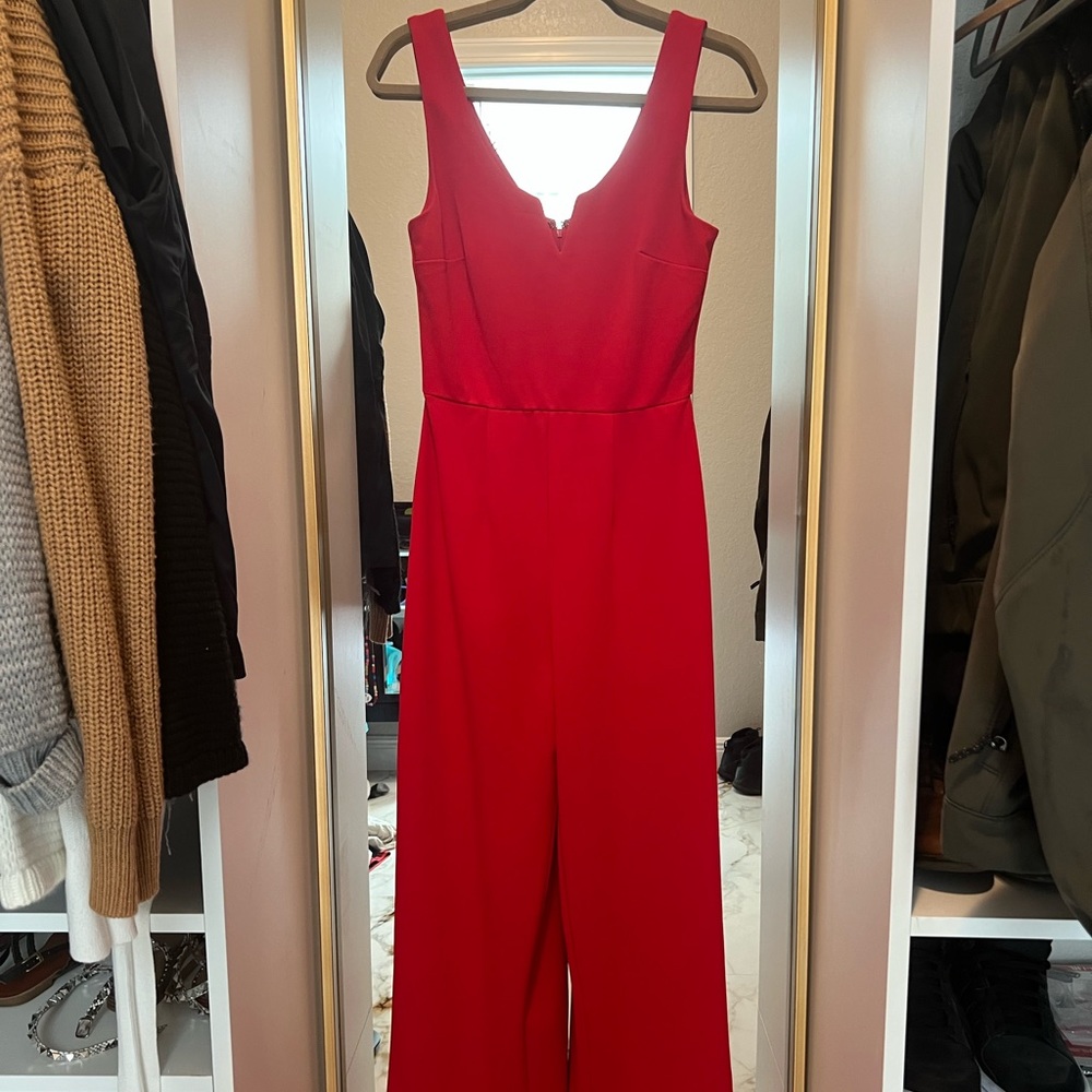 Red jumpsuit size M